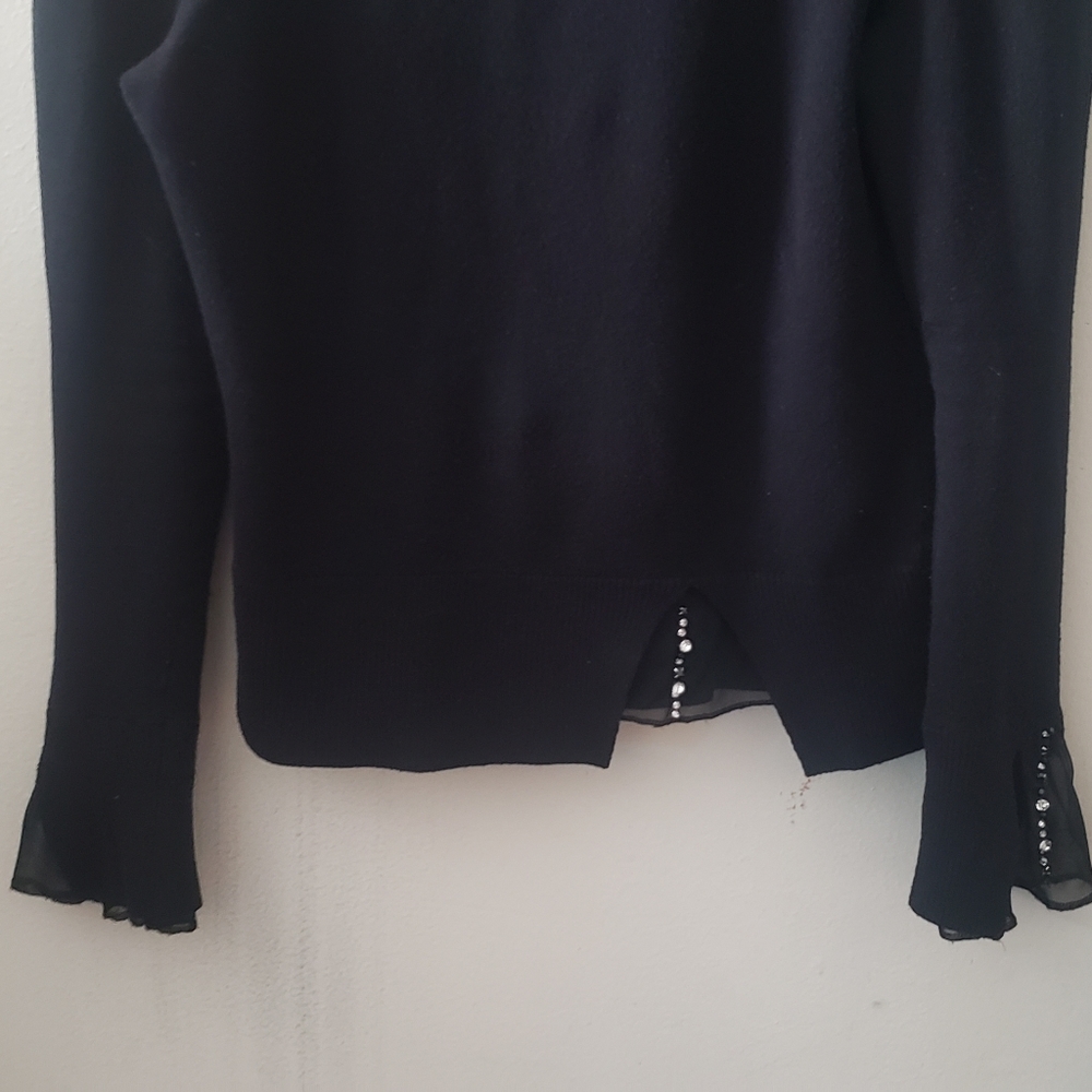 WilliSmith black turtle neck sweater - Picture 7 of 7